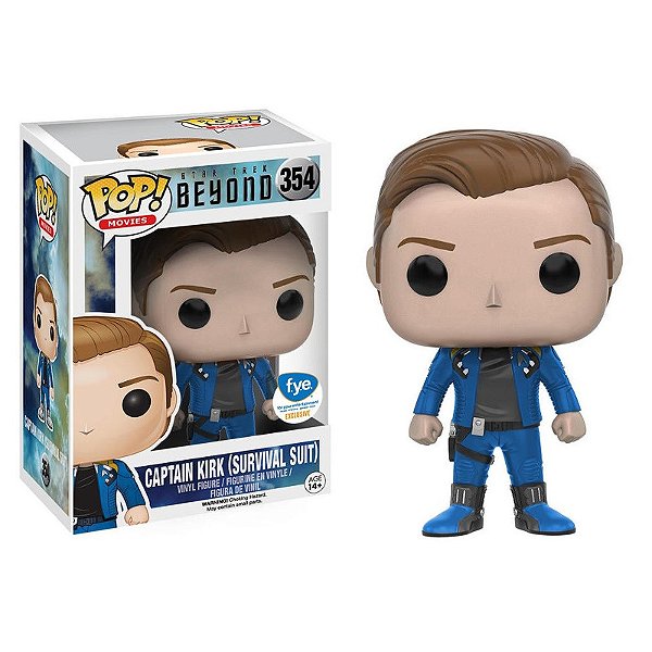 Funko Pop! Movies Star Trek Captain Kirk Survival Suit #354 in box