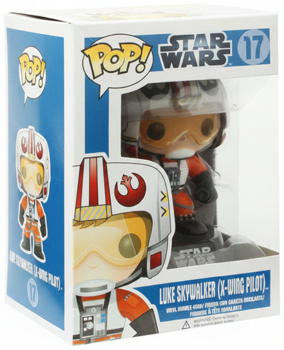 Funko Pop! Star Wars Luke Skywalker X-Wing Pilot #17 in box