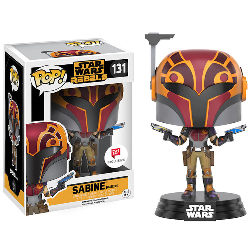 Funko Pop! Star Wars Rebels Sabine Wren Masked #131 in box