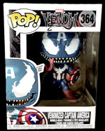 Funko Pop! Marvel Venomized Captain America #364 in box