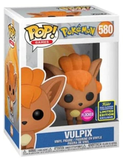 Funko Pop! Games: Pokémon – Vulpix (Flocked) #580 – 2020 Summer Convention Exclusive