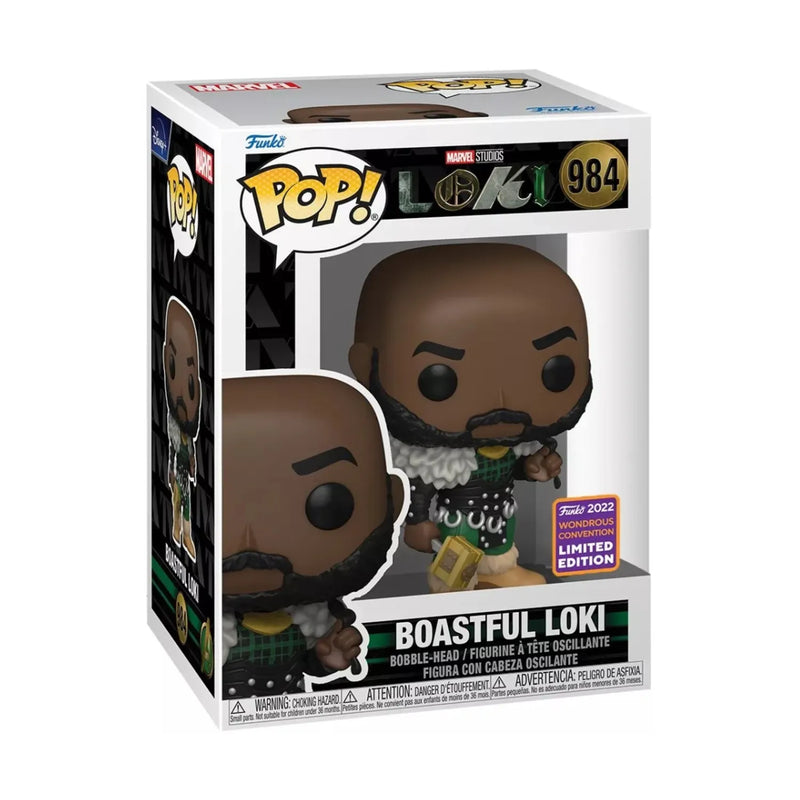 Funko Pop! Marvel: Boastful Loki #984 - WonderCon 2022 Exclusive