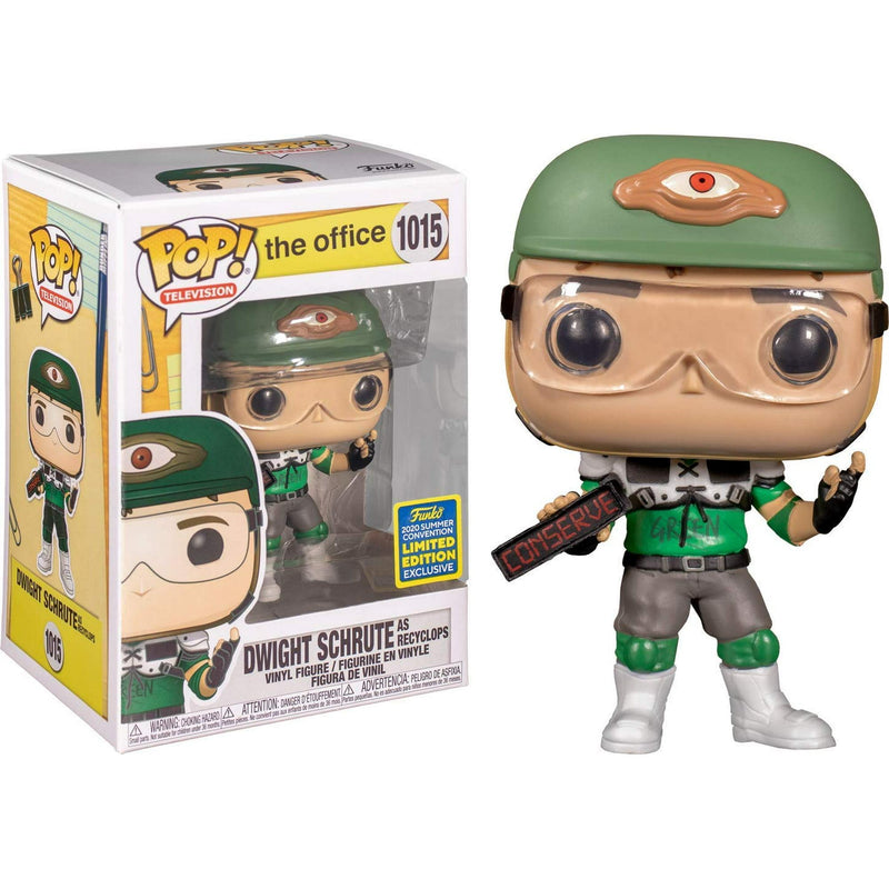 Funko Pop The Office Dwight Schrute Recyclops #1015 Walmart SDCC 2020