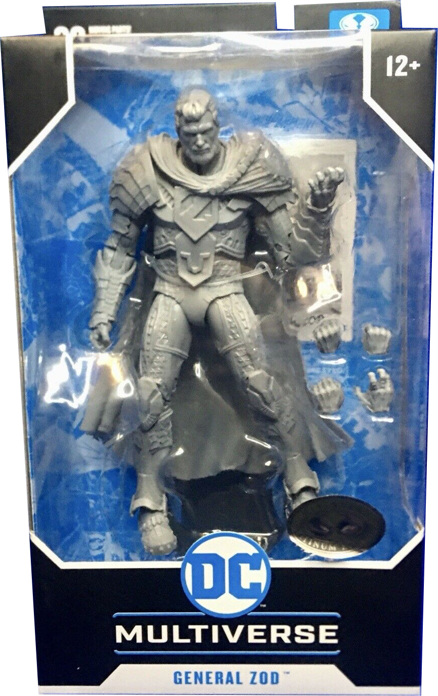DC Multiverse General Zod Platinum Chase Variant