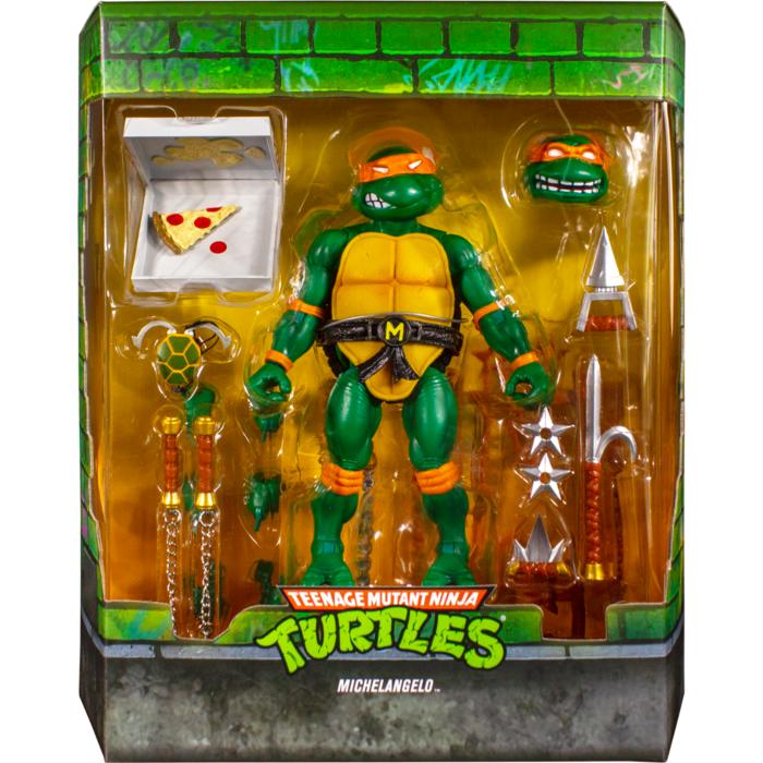 Super7 TMNT ULTIMATES Michelangelo Wave 3 7" Action Figure New Sealed