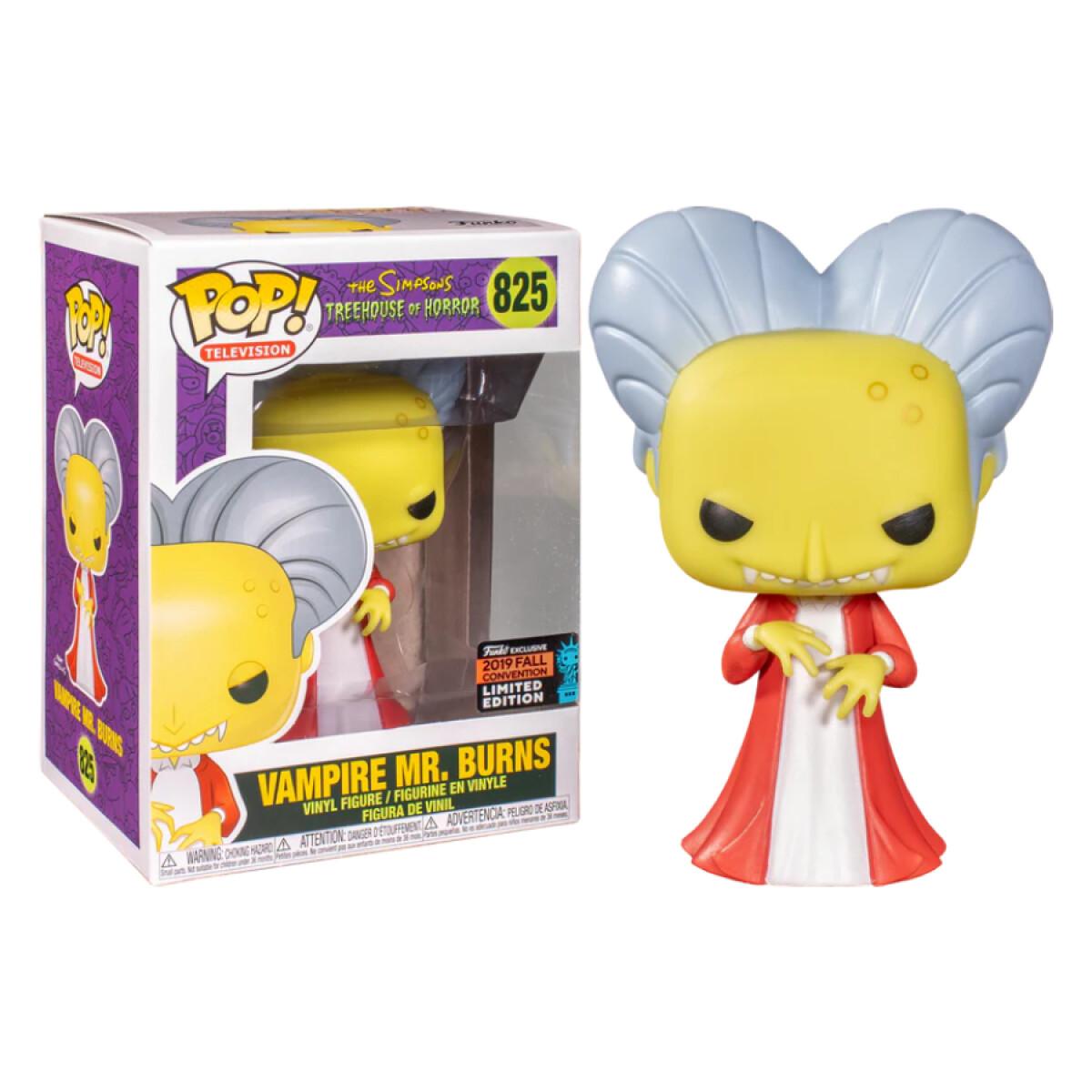 Funko Pop Simpsons Vampire Mr. Burns #825 2019 NYCC FYE Exclusive