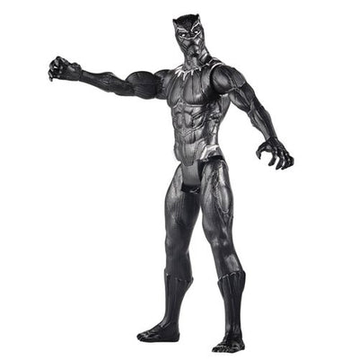 Hasbro Marvel Avengers Titan Hero Series Black Panther E7876 12 inch action figure stock image