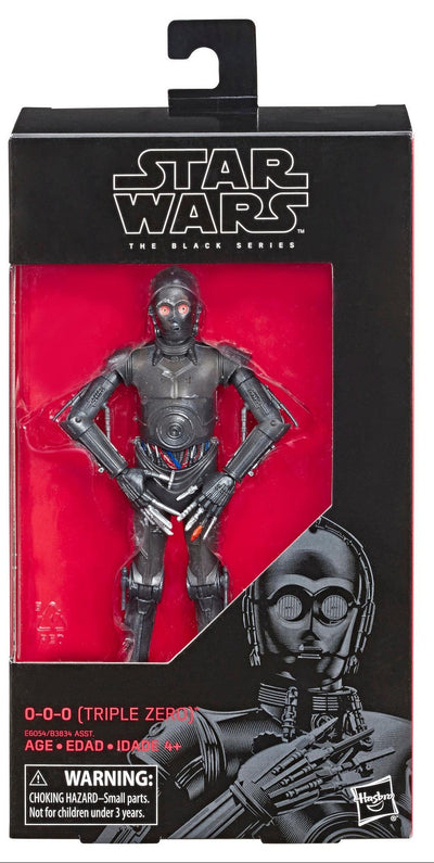 Hasbro Star Wars The Black Series 0-0-0 Triple Zero #89 boxed action figure