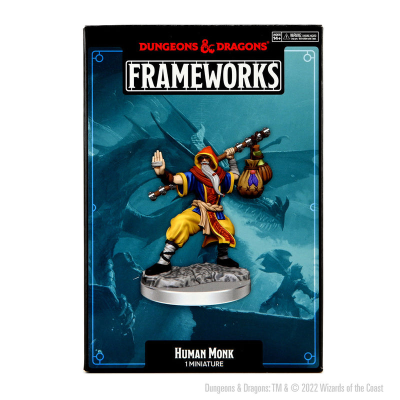 Dungeons & Dragons Miniatures: Frameworks - Male Human Monk (Wave 1)