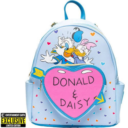 Disney Donald Duck & Daisy Duck Hearts Mini Backpack – Entertainment Earth Exclusive