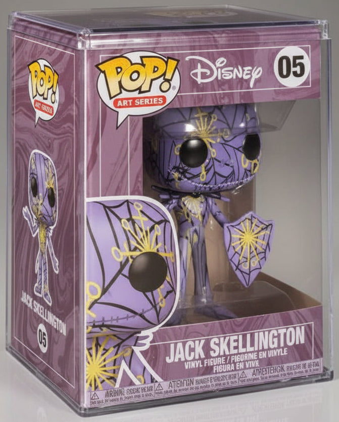 Pop! Disney Jack Skellington figure with packaging on a white background
