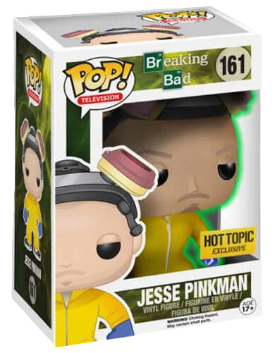 Funko Pop! Breaking Bad Jesse Pinkman #161 Glow-in-the-Dark Hot Topic Exclusive boxed