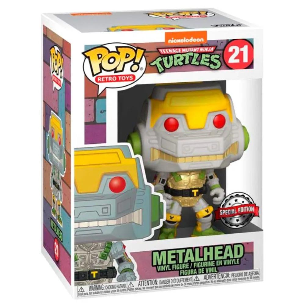 Funko Pop TMNT Metalhead #21 Metallic Target Exclusive Retro Toys
