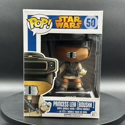 Funko Pop! Star Wars Princess Leia as Boushh #50 in box