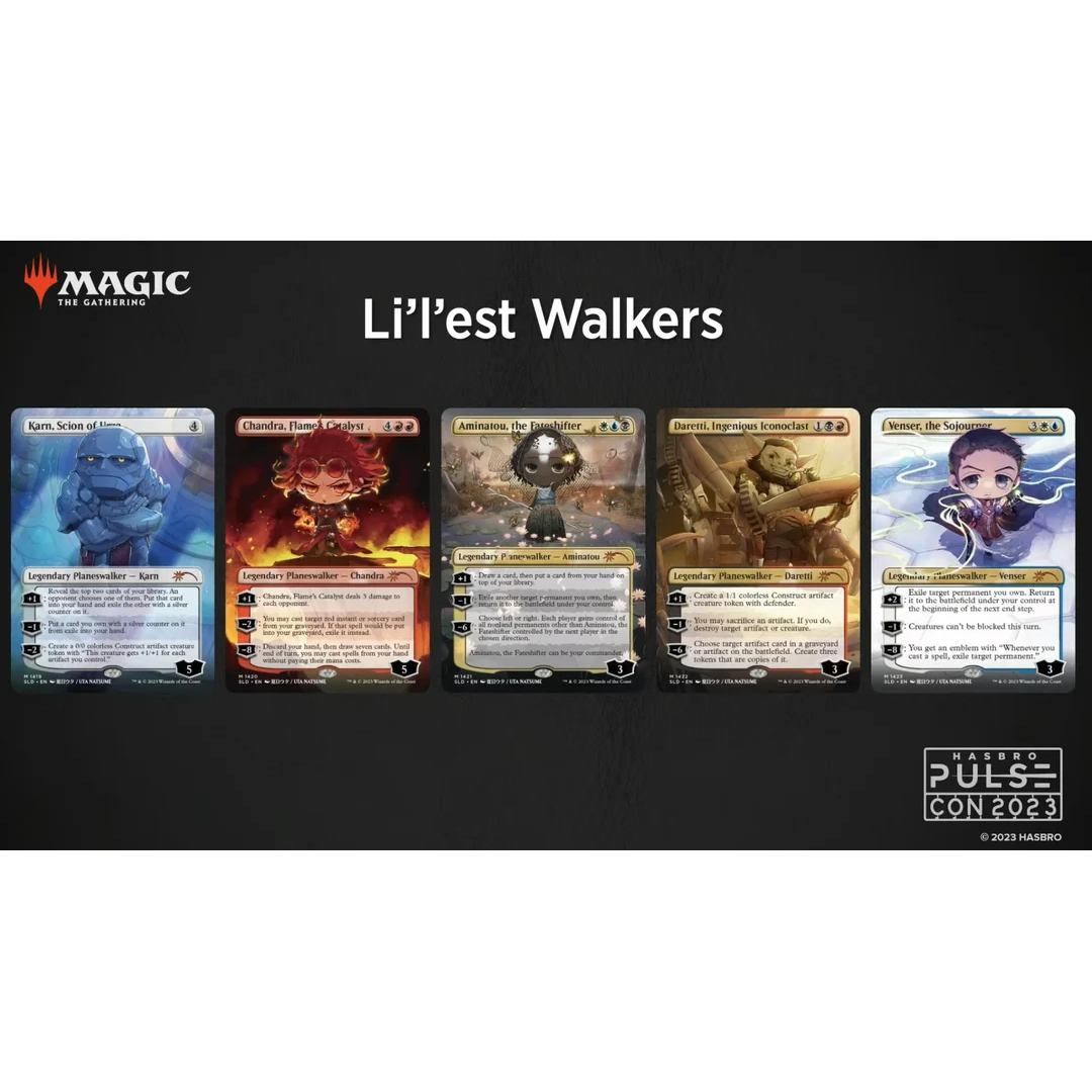 Secret Lair Li'l'est Walkers non-foil card set