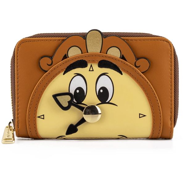 Loungefly Disney Beauty and the Beast Cogsworth cosplay wallet