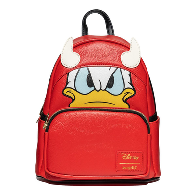 Loungefly Disney Devil Donald Duck glow-in-the-dark cosplay mini backpack