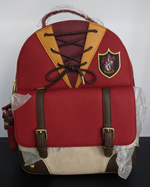 Loungefly Harry Potter Gryffindor Quidditch Mini Backpack — actual item front photo
