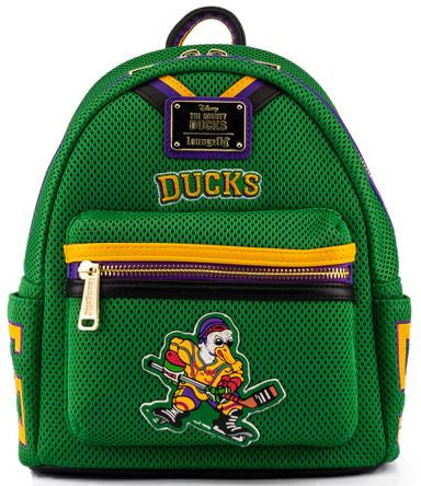 Loungefly Disney The Mighty Ducks LACC 2021 convention-exclusive cosplay mini backpack
