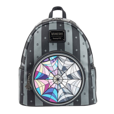Loungefly Wednesday Nevermore Mini Backpack front view
