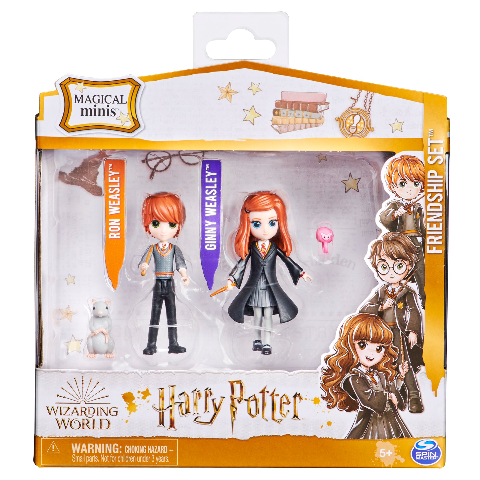 Wizarding World Harry Potter: Magical Minis – Ron and Ginny Weasley Friendship Set with 2 Figures