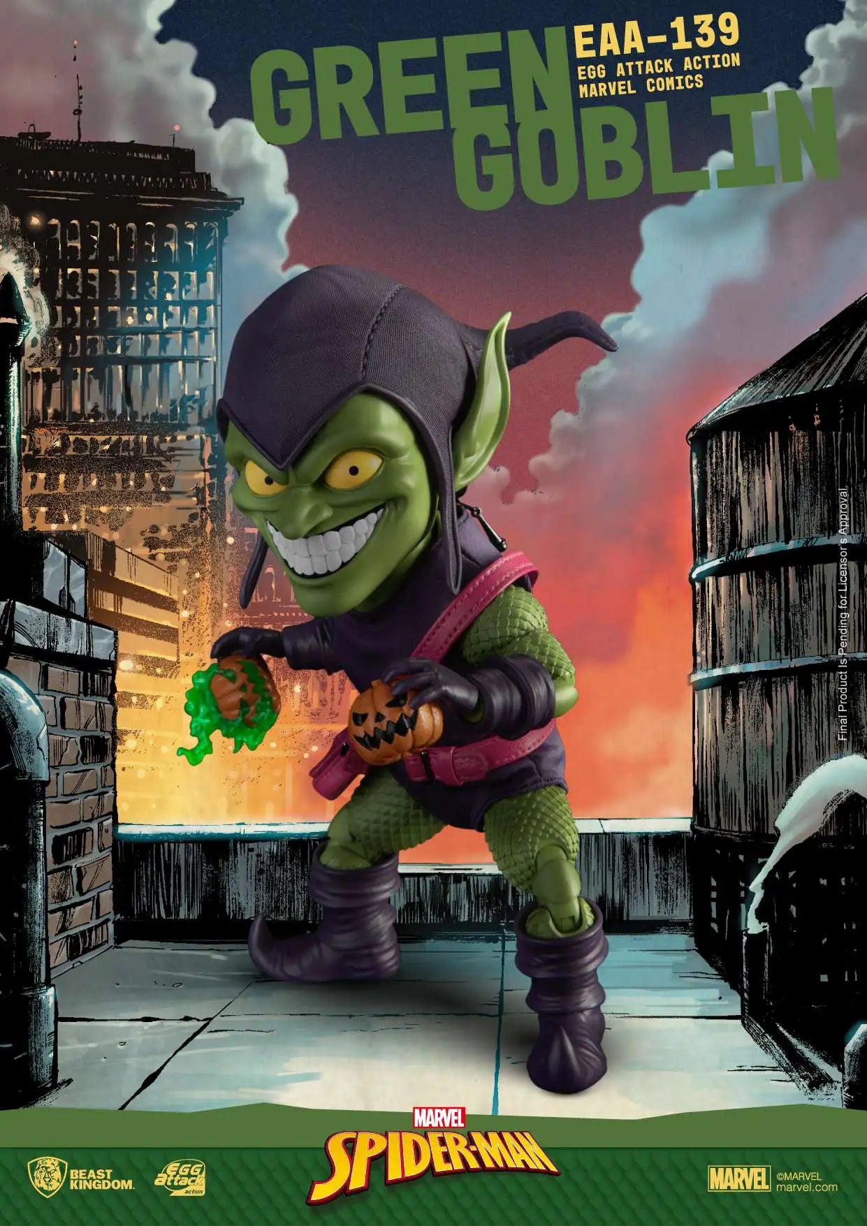 Marvel Spider-Man Egg Attack Green Goblin Action Figure (EAA-139)