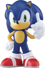 BellFine SoftB Sonic the Hedgehog vinyl figure standing with one finger raised