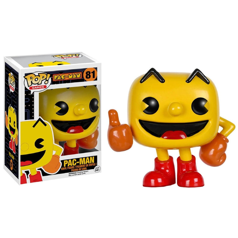 Funko Pop Games Pac-Man #81 Vaulted 2016 Classic Arcade Vinyl Figure