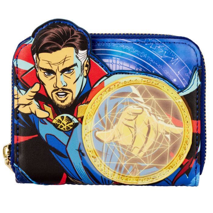 Loungefly Marvel Doctor Strange Multiverse Glow-in-the-Dark Zip-Around Wallet