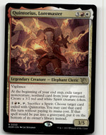 Quintorius, Loremaster