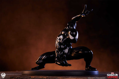 PCS Spider-Man Black Suit Edition 1:10 statue front view