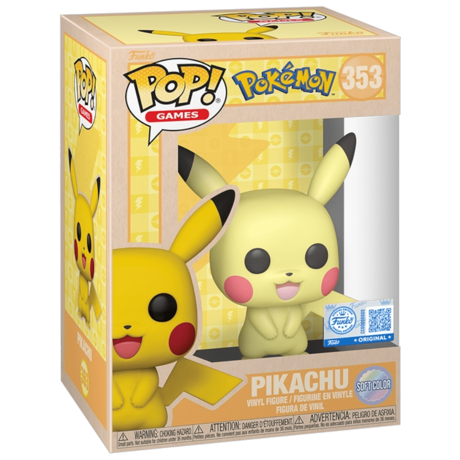 Funko Pop! Games Pokémon Pikachu #353 in box