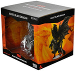 Dungeons & Dragons: Nolzurs Marvelous Unpainted Mini Adult Black Dragon