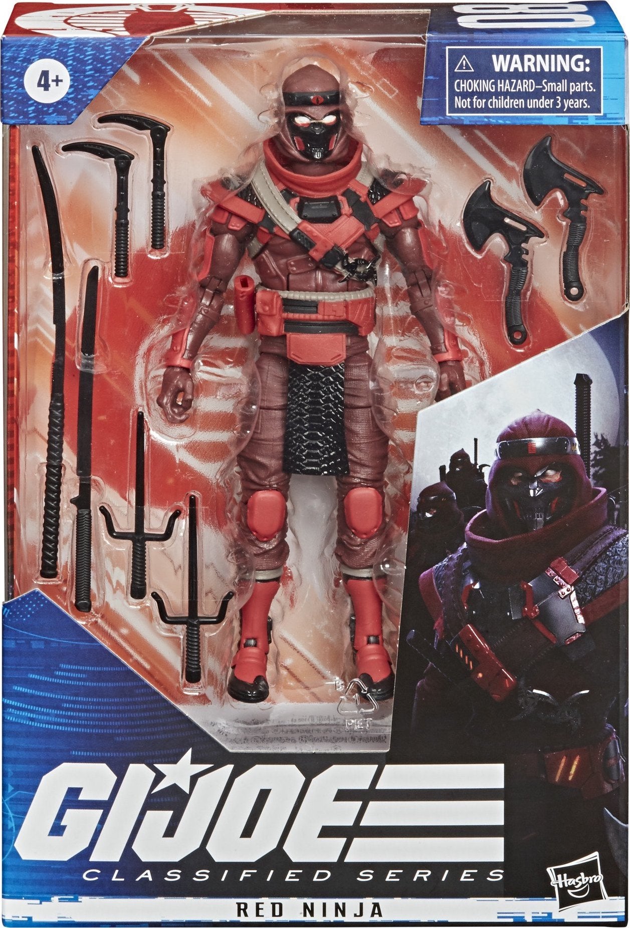 G.I. Joe 6" Classified Series Red Ninja #08