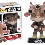 Funko Pop! Star Wars Ree-Yees #95 figure shown beside box