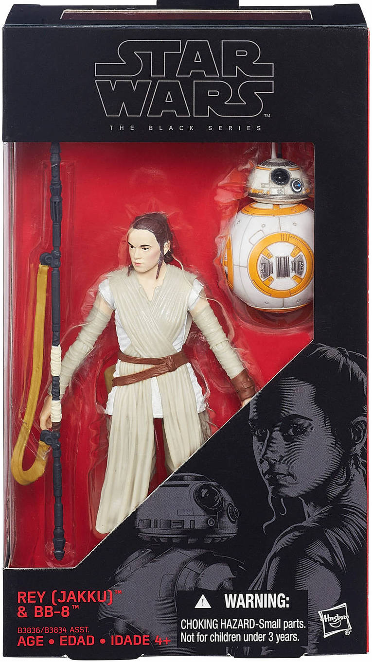 Star Wars 6" Black Series Rey (Jakku) and BB-8