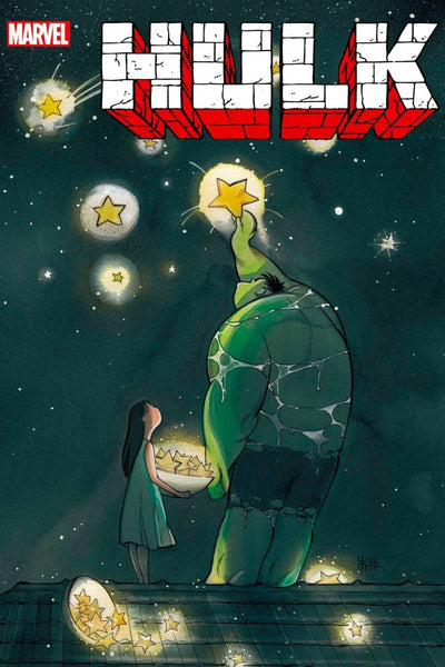 Hulk 1 Peach Momoko Hang the Stars variant cover published by Marvel Comics