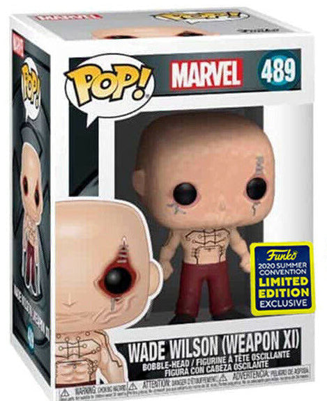 Funko Pop! Marvel Wade Wilson (Weapon XI) #489 Exclusive 2020 Summer Convention Limited Edition