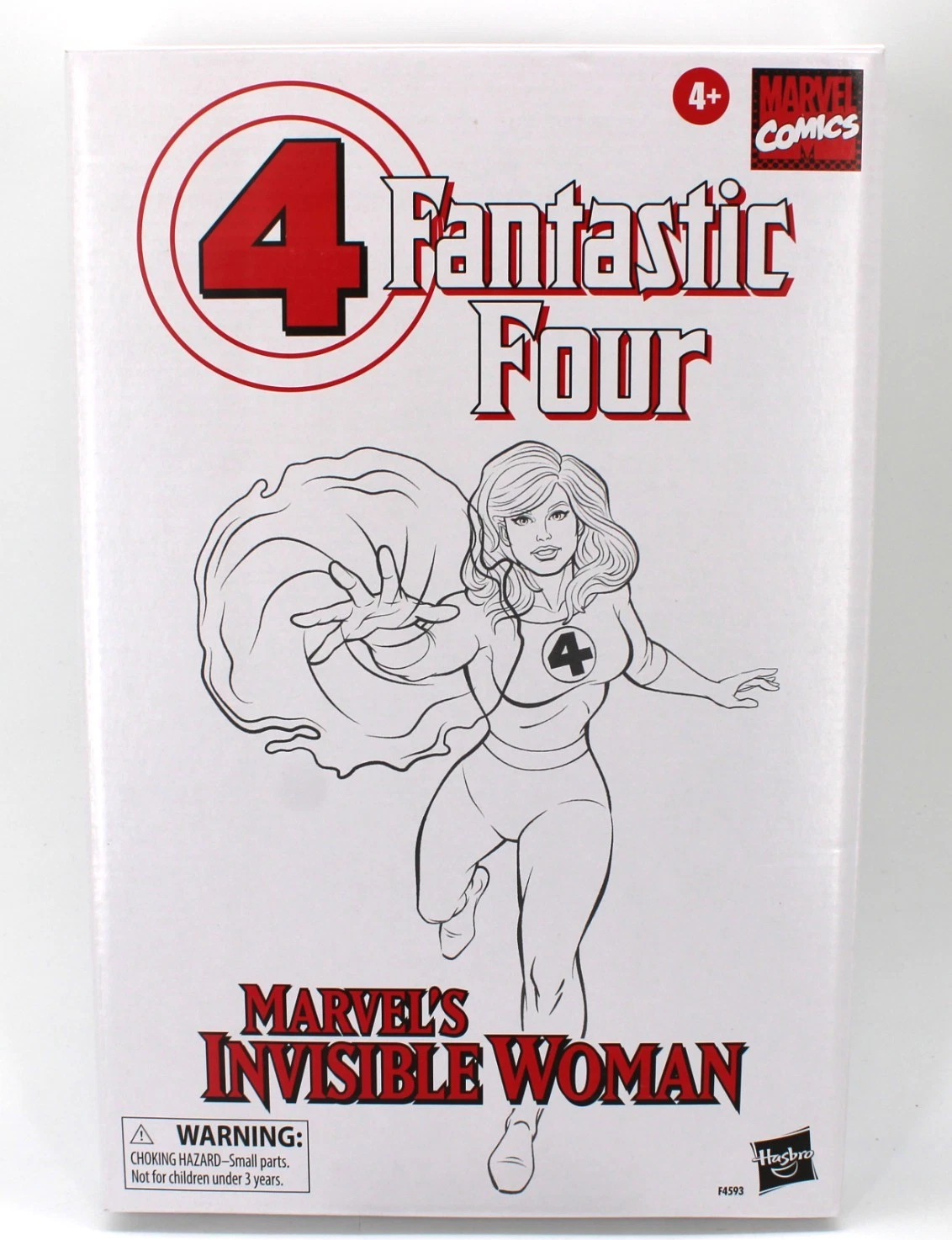 Marvel Legends Fantastic Four: Retro Collection Invisible Woman (Clear - Retro)