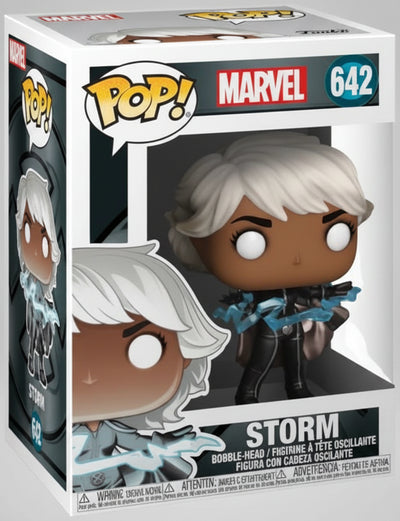 Funko Pop! Marvel figure of Storm with packaging on a white background