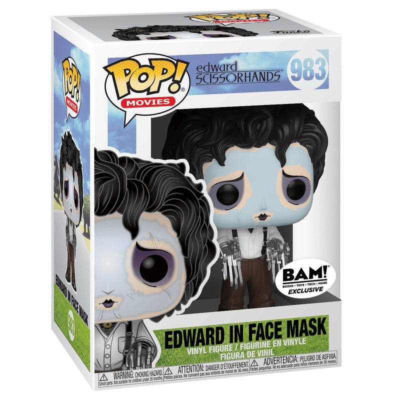 Funko Pop! Movies: Edward Scissorhands in Face Mask #983 - Books-A-Million (BAM!) Exclusive