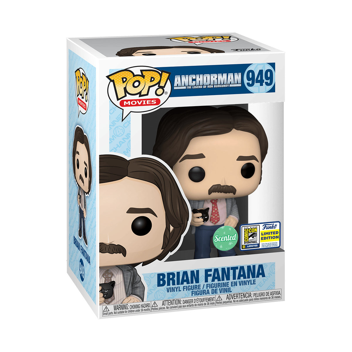 Funko Pop! Movies: Anchorman – Brian Fantana (Scented) #949 (2020 Convention Exclusive)