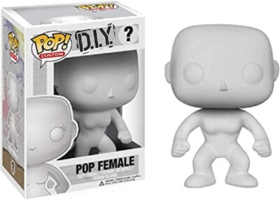 Funko Pop! DIY Female - Blank White Custom Figure