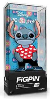 Disney Lilo & Stitch FiGPiN Stitch #421 – Hearts