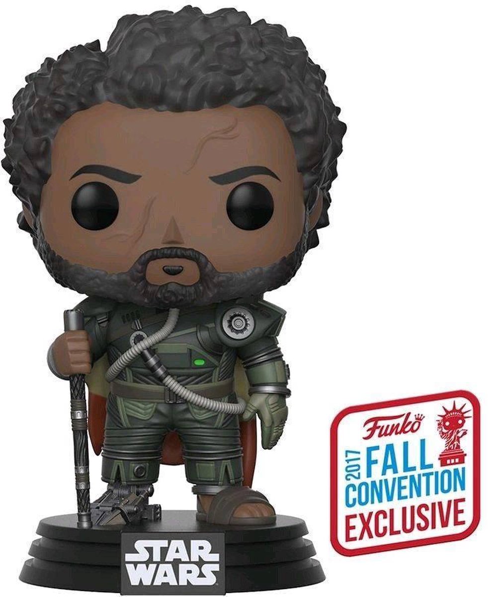 Funko Pop! Star Wars Saw Gerrera #177 2017 Fall Convention Exclusive in box