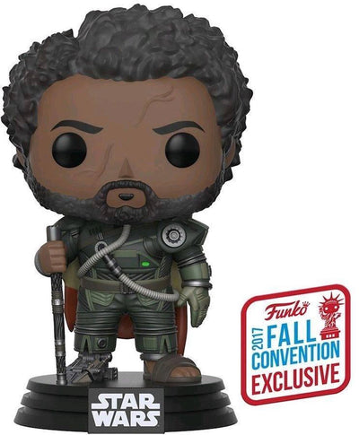 Funko Pop! Star Wars Saw Gerrera #177 2017 Fall Convention Exclusive in box