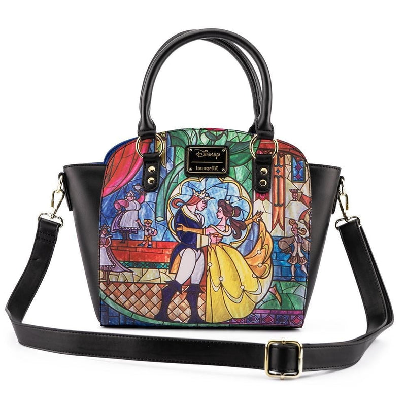 Loungefly Disney Beauty and the Beast – Belle Castle Series Crossbody Bag