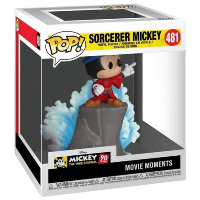 Funko Pop! Movie Moments Sorcerer Mickey #481 boxed
