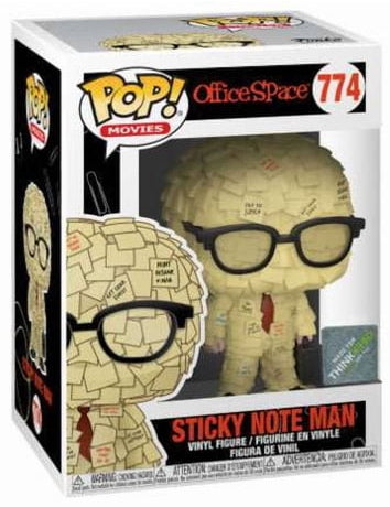 Funko Pop! Movies Office Space Sticky Note Man #774 in box