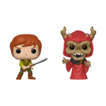 Funko Pop! Disney The Black Cauldron Taran and Horned King 2019 two-pack figures out of box